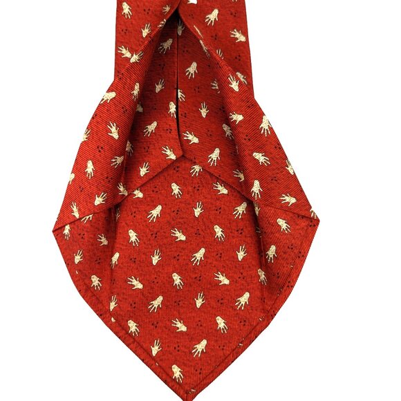 BVLGARI Silk Seven Fold Luxury Necktie made in Italy in like new condition - Picture 13 of 14